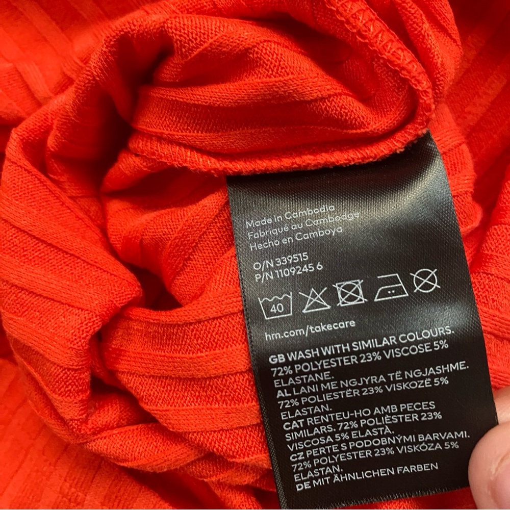 H&M Vibrant Orange Maxi Dress - Picture 3 of 3